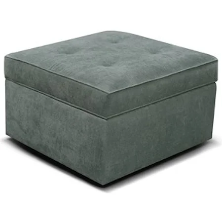 Transitional Storage Ottoman